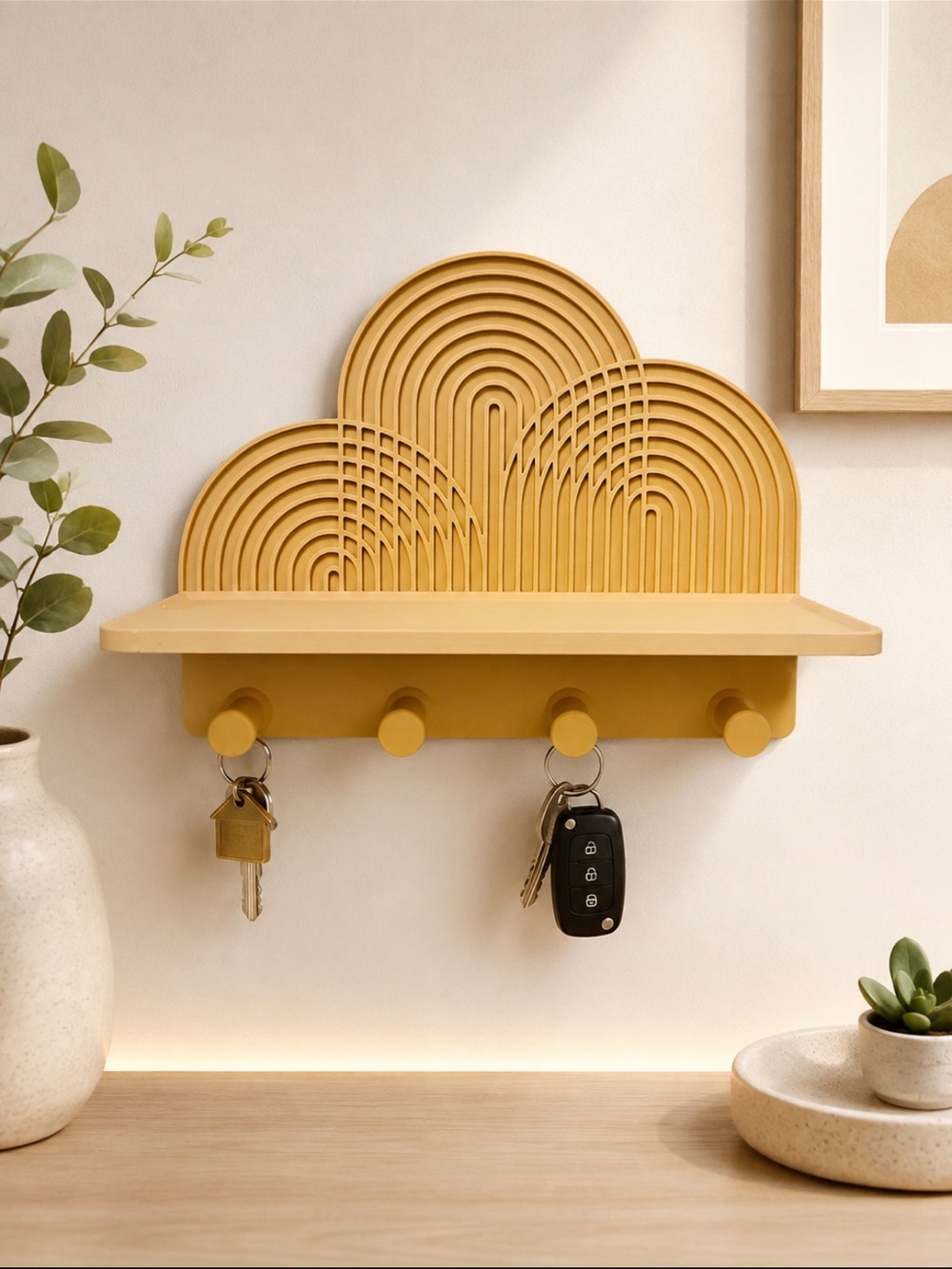 Modern Arch Wall Key Holder